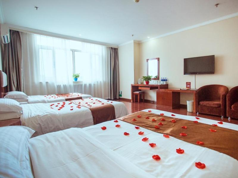 Greentree Inn Hebei Zhangjiakou Zhangbei Caoyuantian Rd Zhangku Avenue Express Hotel Eksteriør bilde